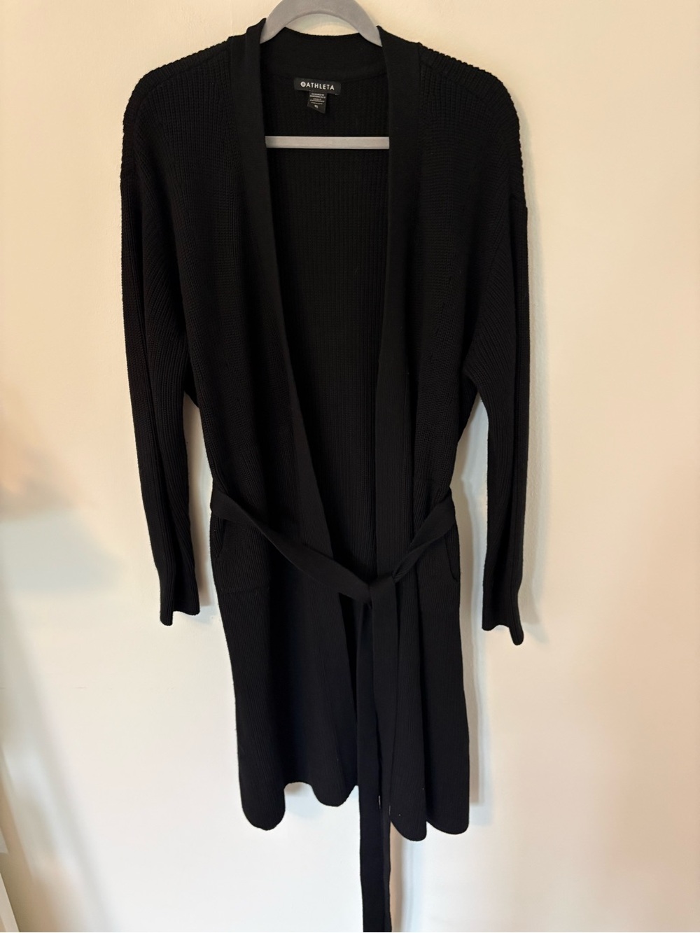 Athleta Scenic Long Wrap sweater in large